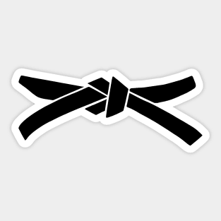 Black belt martial arts Sticker